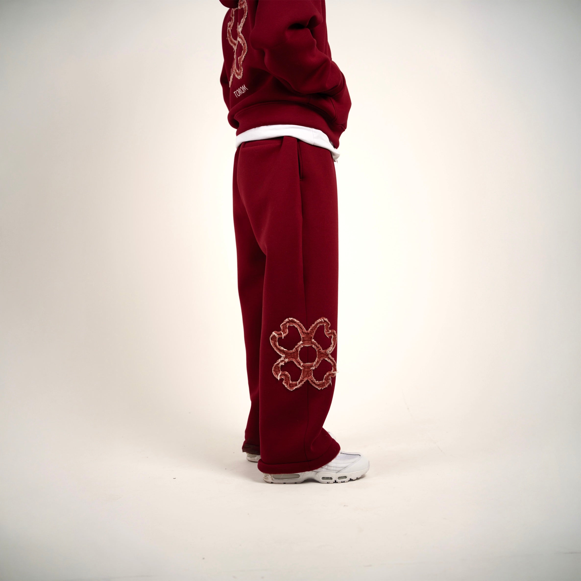 TOROM - Jogginganzug Dunkles Bordeaux